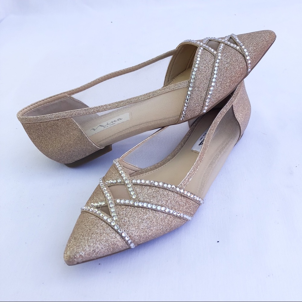 Women’s Nima Sparkle Sheer Flats Size 7